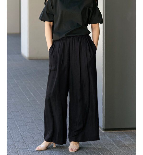 VERMEIL par iena「トリアセリネン リラックスパンツ」|その他|
