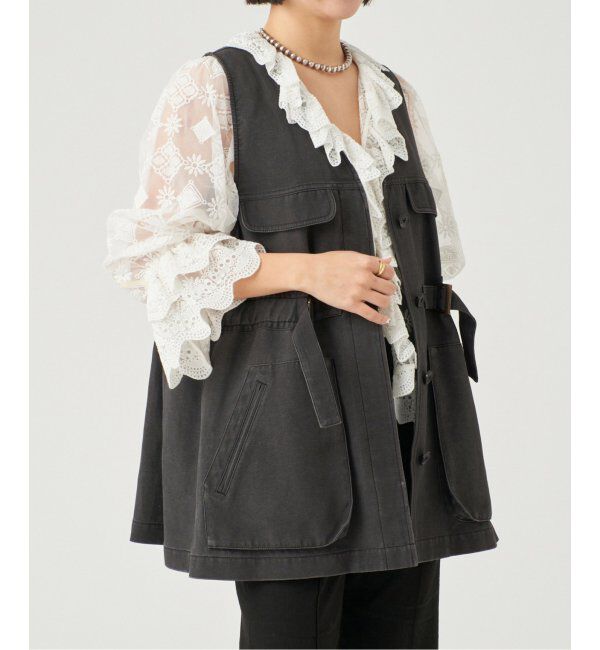 IENA LA BOUCLE「IENA LA BOUCLE ソフトコットンユーティリティベスト」|その他|