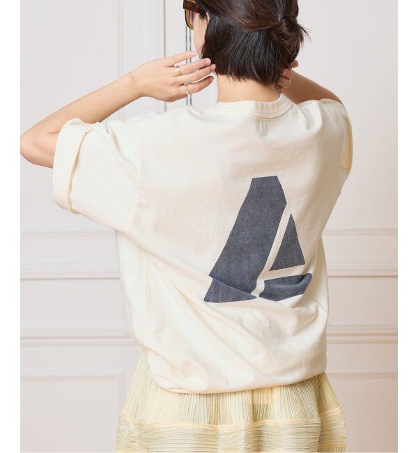 IENA LA BOUCLE「blurhms ROOTSTOCK/ブラームス ルーツストック PRINT Tシャツ BROOTS25S36D」|Tシャツ・カットソー|