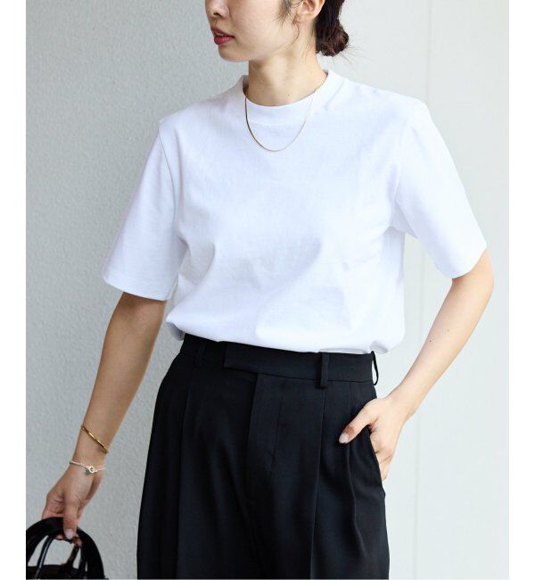 IENA「ATON/エイトン 別注 AIR SPINNING OVER SIZE TEE Tシャツ」|Tシャツ・カットソー|