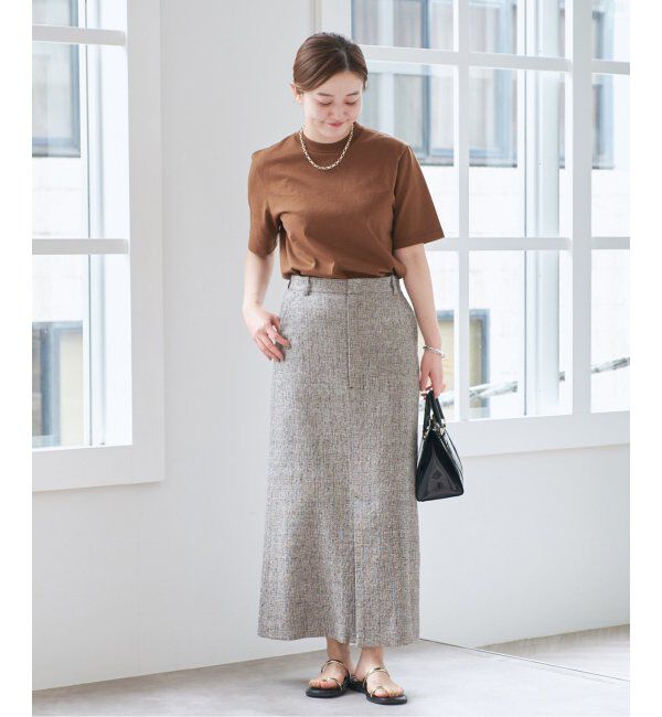 IENA「ATON/エイトン 別注 AIR SPINNING OVER SIZE TEE Tシャツ」|Tシャツ・カットソー|