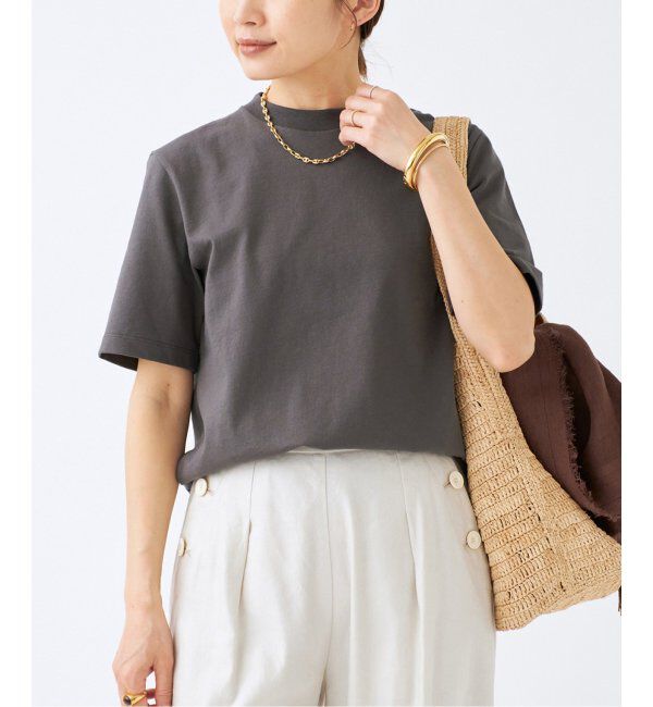 IENA「ATON/エイトン 別注 AIR SPINNING OVER SIZE TEE Tシャツ」|Tシャツ・カットソー|