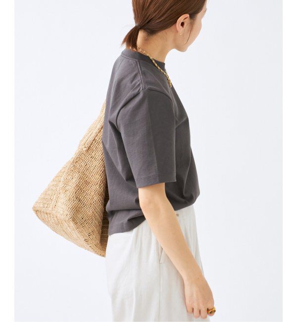 IENA「ATON/エイトン 別注 AIR SPINNING OVER SIZE TEE Tシャツ」|Tシャツ・カットソー|