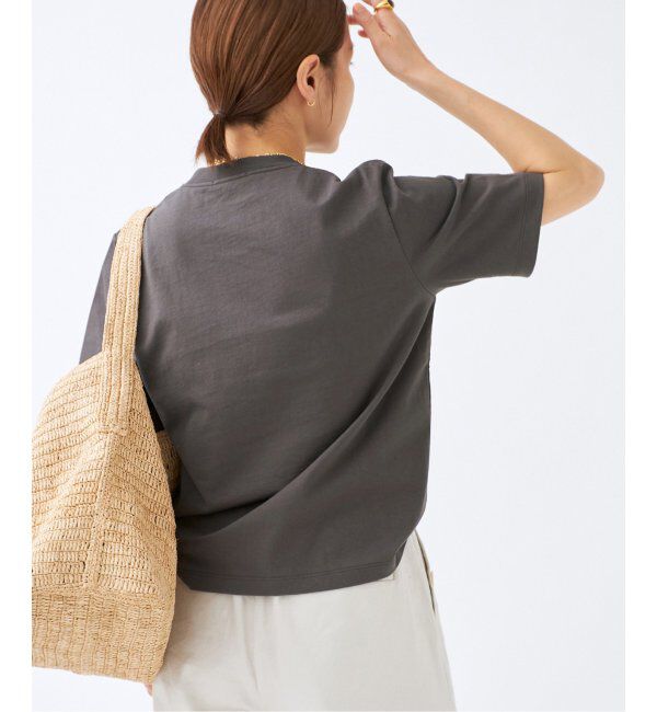 IENA「ATON/エイトン 別注 AIR SPINNING OVER SIZE TEE Tシャツ」|Tシャツ・カットソー|