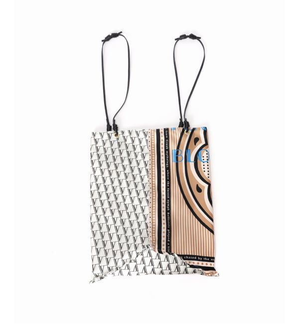 VERMEIL par iena「《追加》manipuri マニプリ Bag 別注Verロゴxデイジーバンダナ」|トートバッグ|