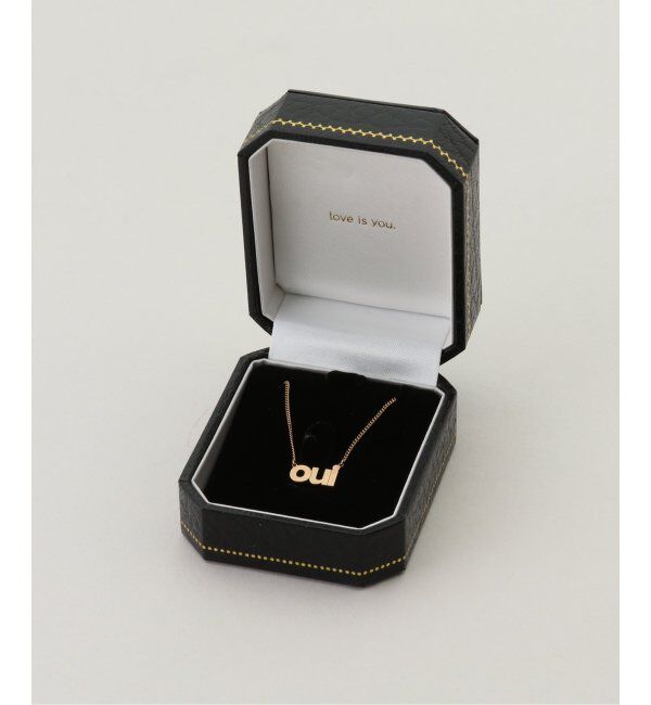 IENA「LOVE IS YOU/ラブイズユー oui S 42cm ネックレス OUI」|ネックレス|