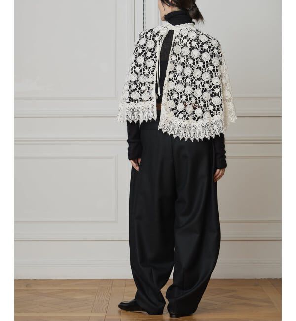 IENA LA BOUCLE「IENA LA BOUCLE レースポンチョ」|シャツ・ブラウス|