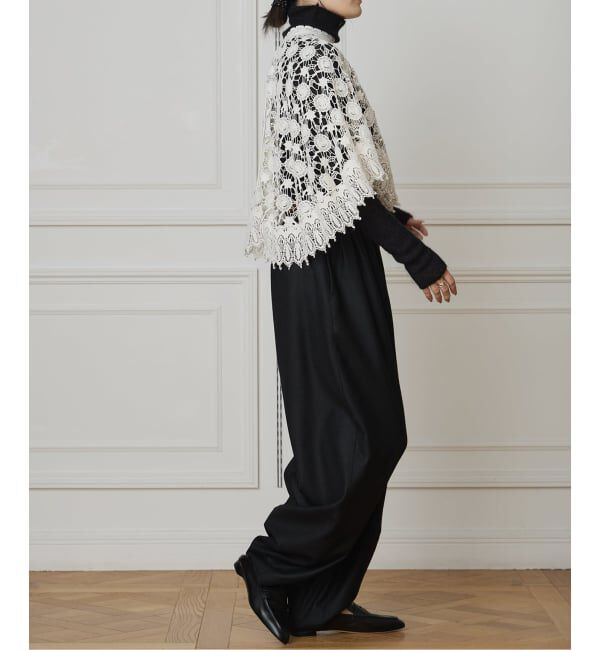 IENA LA BOUCLE「IENA LA BOUCLE レースポンチョ」|シャツ・ブラウス|