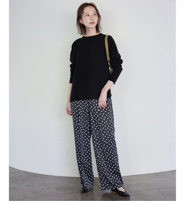 SLOBE IENA「《WEB限定/追加2》プリントサテンイージーパンツ」|その他|