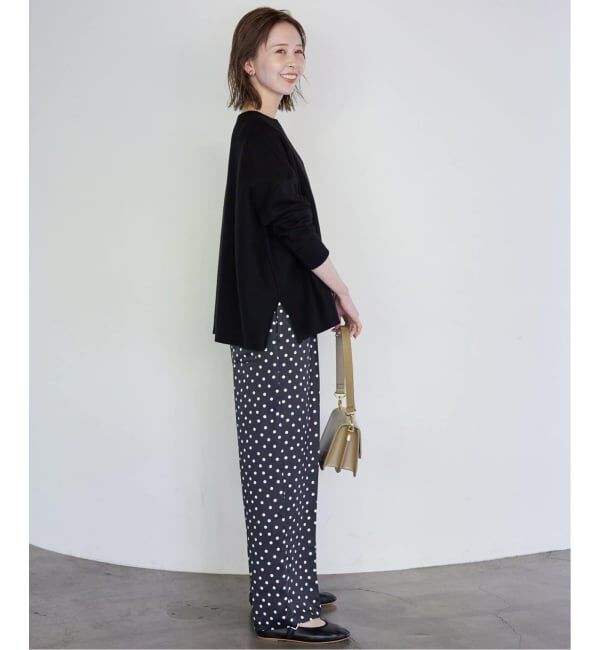 SLOBE IENA「《WEB限定/追加2》プリントサテンイージーパンツ」|その他|