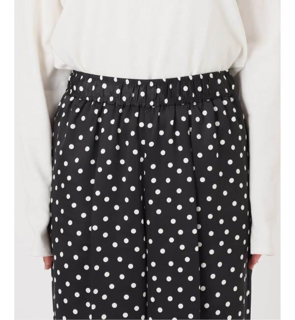 SLOBE IENA「《WEB限定/追加2》プリントサテンイージーパンツ」|その他|