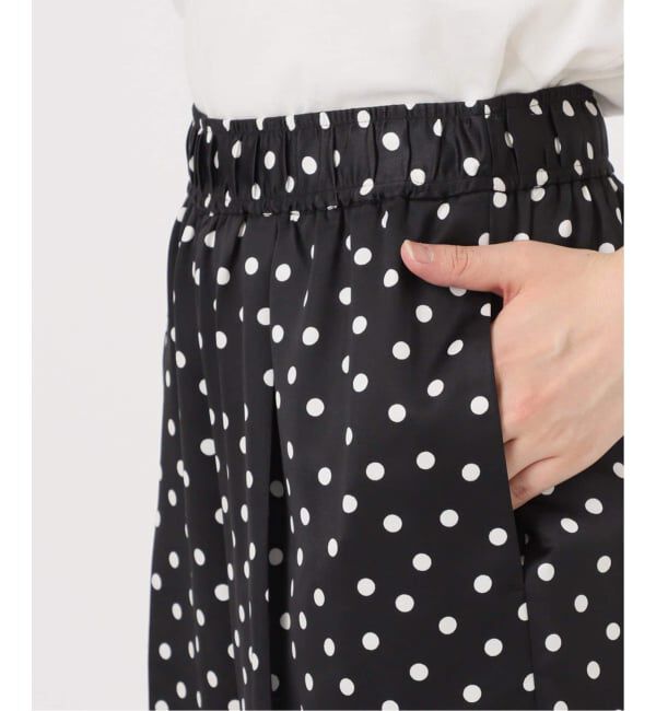 SLOBE IENA「《WEB限定/追加2》プリントサテンイージーパンツ」|その他|