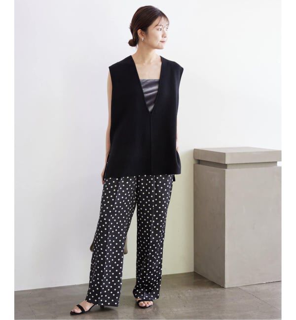 SLOBE IENA「《WEB限定/追加2》プリントサテンイージーパンツ」|その他|