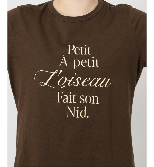 SLOBE IENA「Petit ロゴTEE」|Tシャツ・カットソー|