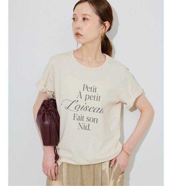 SLOBE IENA「Petit ロゴTEE」|Tシャツ・カットソー|