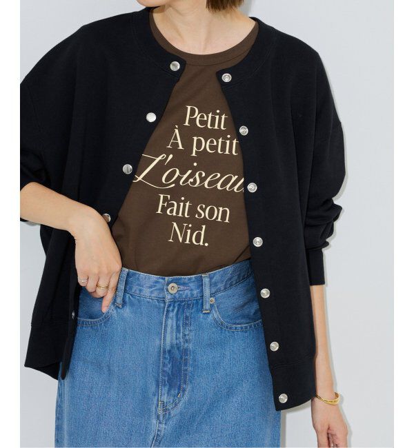 SLOBE IENA「Petit ロゴTEE」|Tシャツ・カットソー|ブラウン