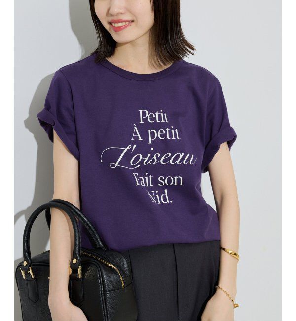 SLOBE IENA「Petit ロゴTEE」|Tシャツ・カットソー|パープル