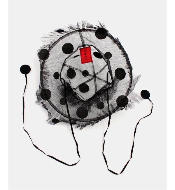 IENA LA BOUCLE「SUGRI/スグリ チュールドットキャップリン」|ハット|