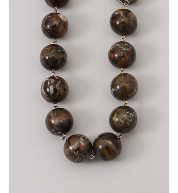 VERMEIL par iena「FRANCINE BRAMLI フランシーヌ ブラムリ 別注ネックレス」|ネックレス|カーキ A