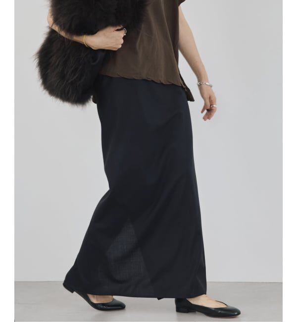VERMEIL par iena「ウールトロストレートスカート」|スカート|