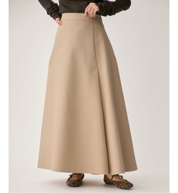 VERMEIL par iena「ダブルサテンスカート」|スカート|