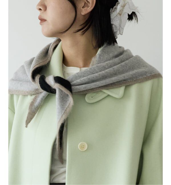 IENA LA BOUCLE「ASAUCE MELER/アソースメレ トライアングルスカーフ AM25FSC266」|バンダナ・スカーフ|