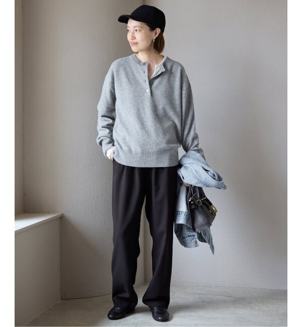 SLOBE IENA「echecs ヘンリープルオーバー」|ニット・セーター|