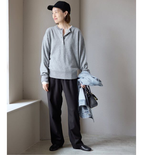 SLOBE IENA「echecs ヘンリープルオーバー」|ニット・セーター|