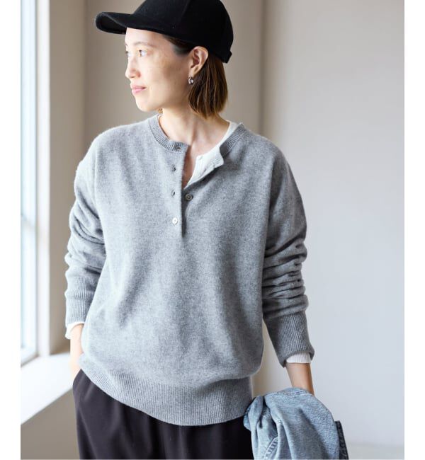 SLOBE IENA「echecs ヘンリープルオーバー」|ニット・セーター|