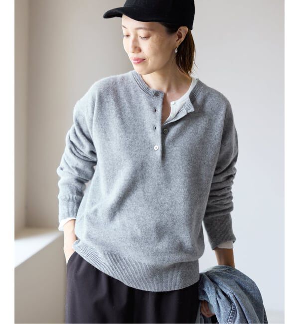 SLOBE IENA「echecs ヘンリープルオーバー」|ニット・セーター|