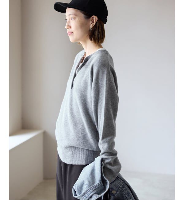 SLOBE IENA「echecs ヘンリープルオーバー」|ニット・セーター|