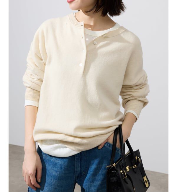 SLOBE IENA「echecs ヘンリープルオーバー」|ニット・セーター|