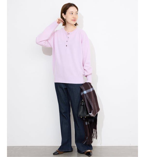 SLOBE IENA「echecs ヘンリープルオーバー」|ニット・セーター|