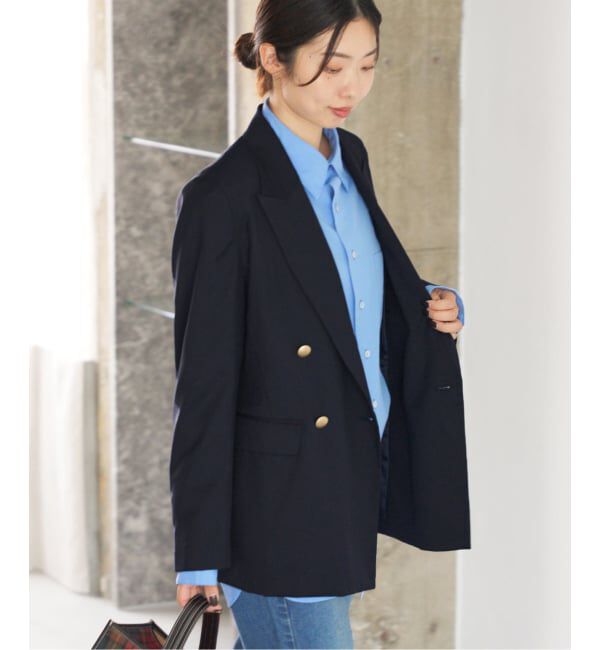 IENA「REDA SUPER110 ダブルブレストジャケット」|テーラードジャケット|