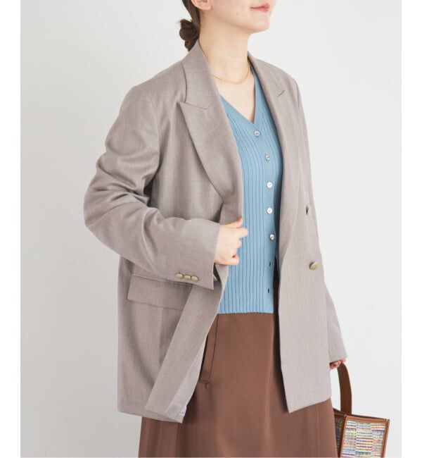 IENA「REDA SUPER110 ダブルブレストジャケット」|テーラードジャケット|