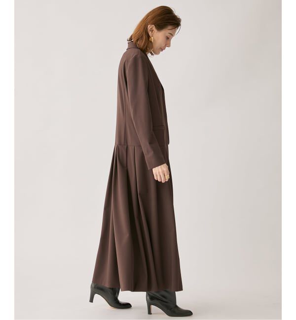 VERMEIL par iena「TRストレッチタックワンピース」|ワンピース|