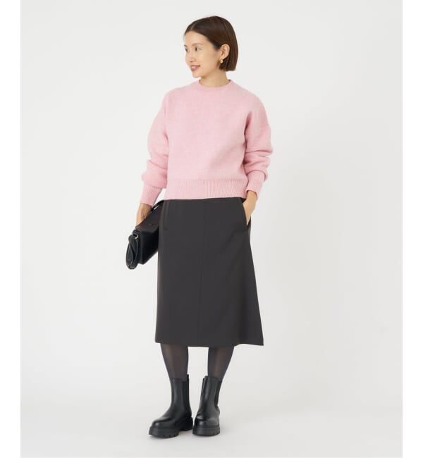 IENA「ウール混サテンスカート」|スカート|