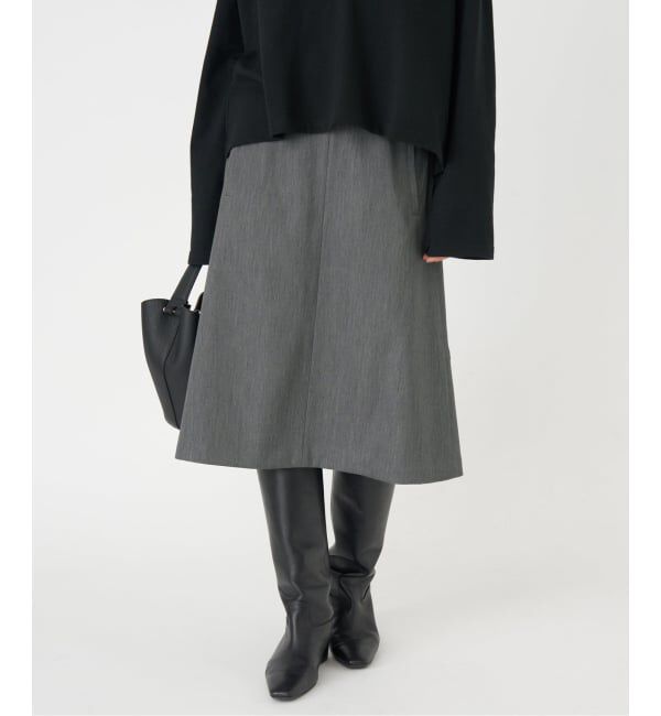IENA「ウール混サテンスカート」|スカート|