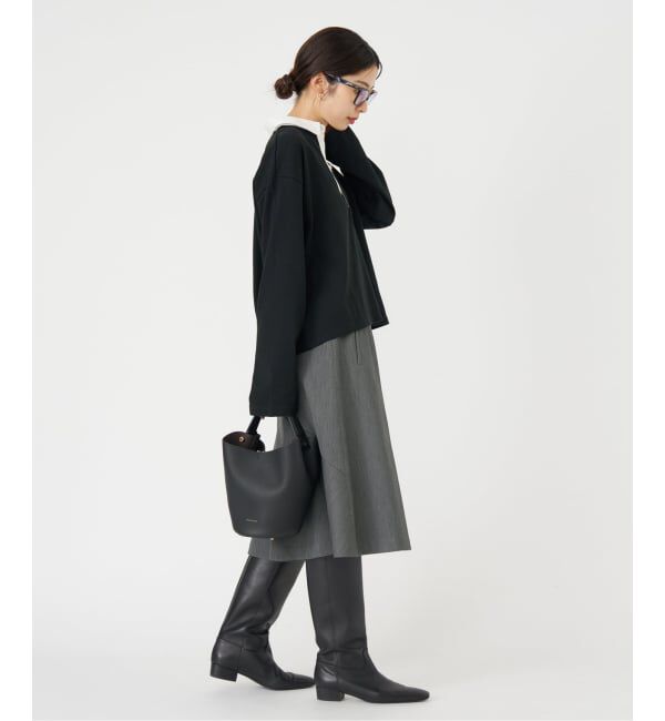 IENA「ウール混サテンスカート」|スカート|