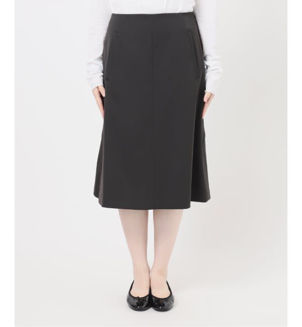 IENA「ウール混サテンスカート」|スカート|