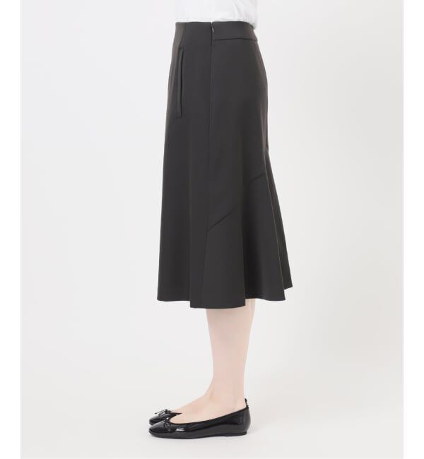 IENA「ウール混サテンスカート」|スカート|