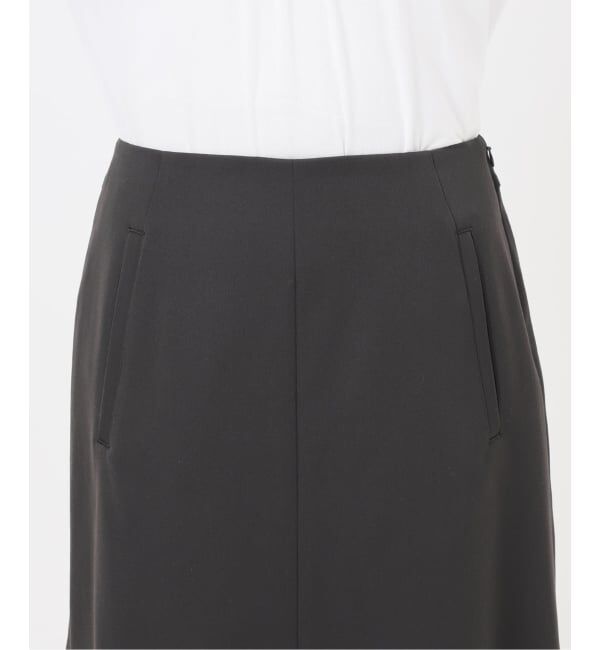 IENA「ウール混サテンスカート」|スカート|