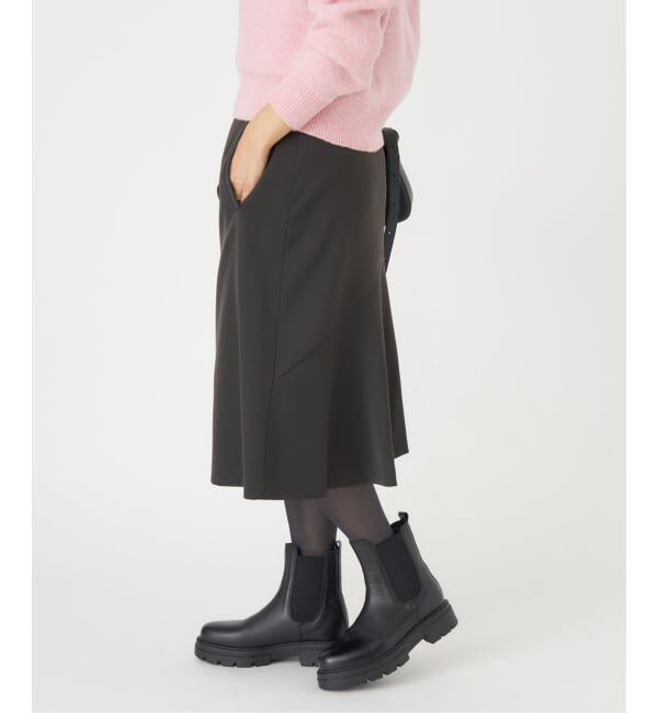 IENA「ウール混サテンスカート」|スカート|