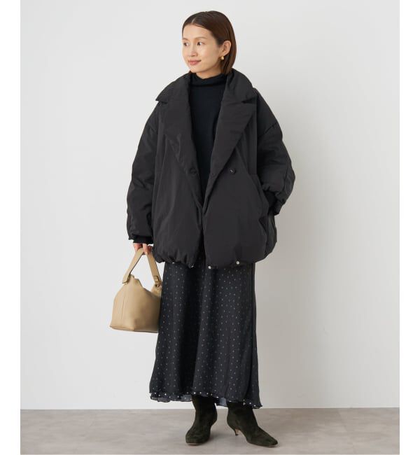 IENA「《追加》ARTIROSA 撥水テイラーコクーンダウン」|ダウン|