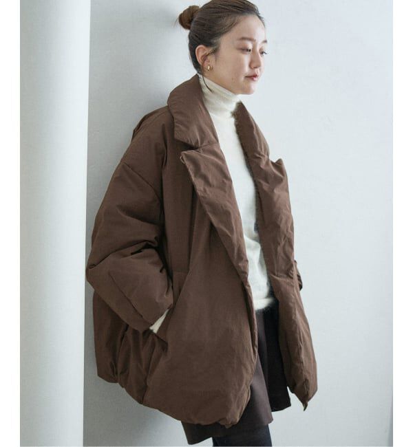 IENA「《追加》ARTIROSA 撥水テイラーコクーンダウン」|ダウン|