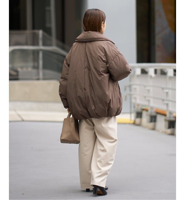 IENA「《追加》ARTIROSA 撥水テイラーコクーンダウン」|ダウン|