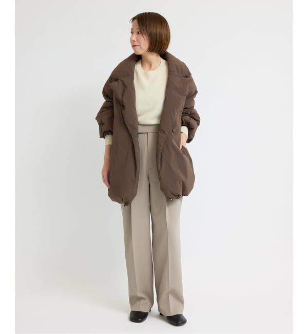 IENA「《追加》ARTIROSA 撥水テイラーコクーンダウン」|ダウン|