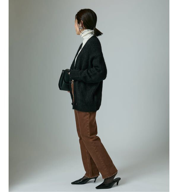 VERMEIL par iena「SLOANE スローン 3G天竺アルパカxウール Vネックカーディガン SL10W-980」|カーディガン|