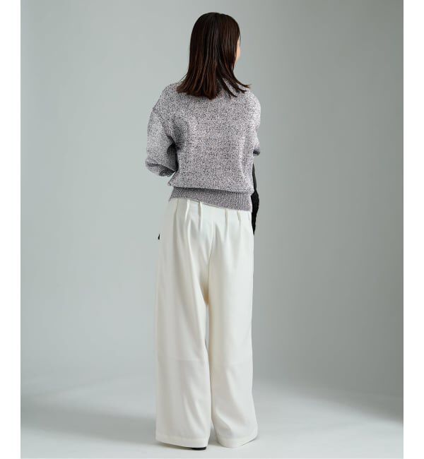 VERMEIL par iena「タックギャザーパンツ」|スラックス|