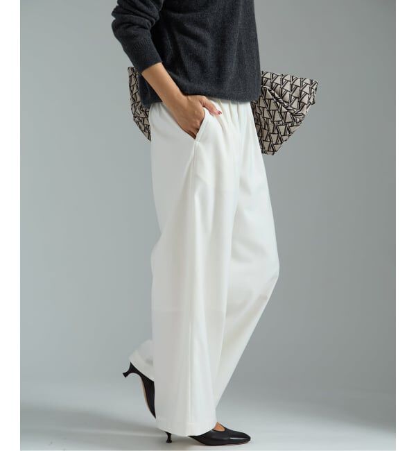 VERMEIL par iena「タックギャザーパンツ」|スラックス|